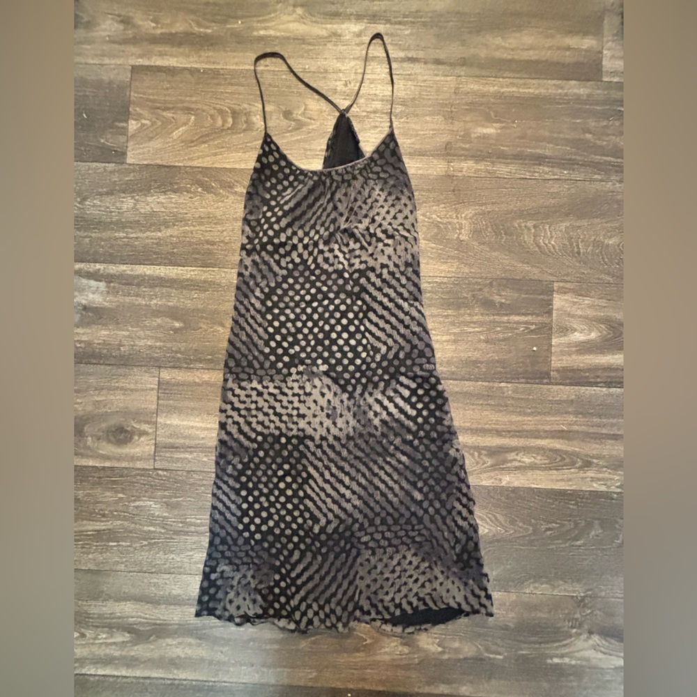 Silk Theory Printed Racerback Dress Sz SP-0119